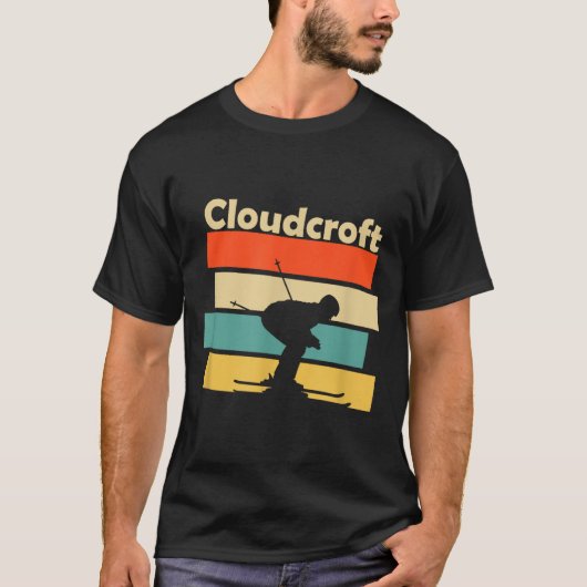 Clouroft New Mexico Retro Ski  T-shirt (Voorkant)