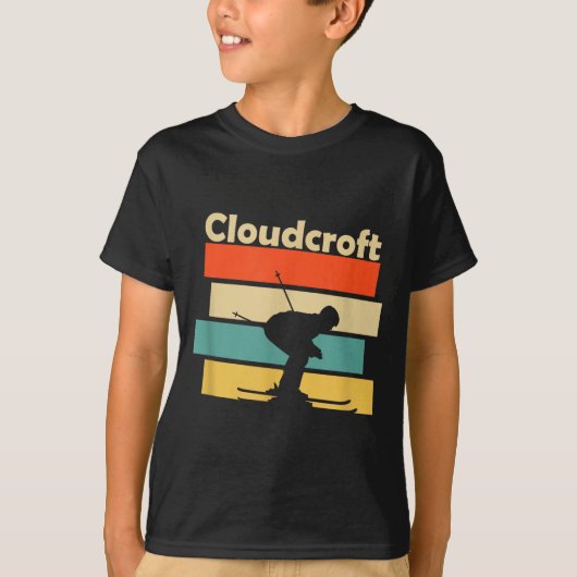 Clouroft New Mexico Retro Ski T-shirt (Voorkant)