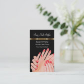 Clous de beauté Classy Manicure Carte de visite (Debout devant)