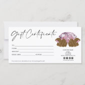 clous de carte cadeau girly moderne diamant (Devant)