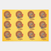 Clous de dinde mâle en plumes d'automne Feuilles (Devant 2)