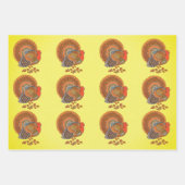 Clous de dinde mâle en plumes d'automne Feuilles (Devant 3)