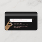Clous Technicien Carte de crédit Styled Rose Gold (Dos)