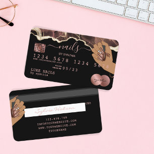 Clous Technicien Carte de crédit Styled Rose Gold
