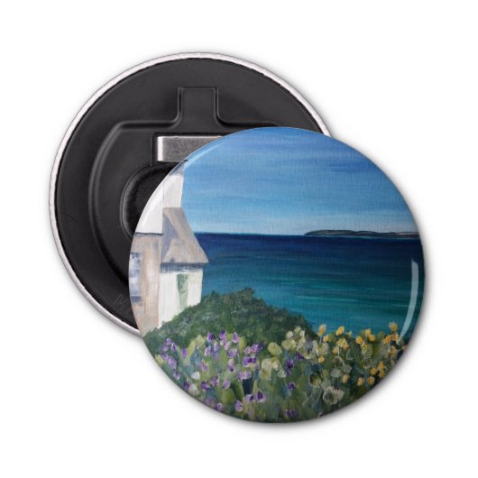 Clovelly Devon Button Flesopener (Voorkant)