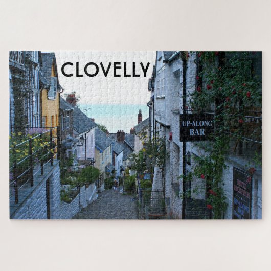 Clovelly: Devon, England 2 Legpuzzel (Horizontaal)