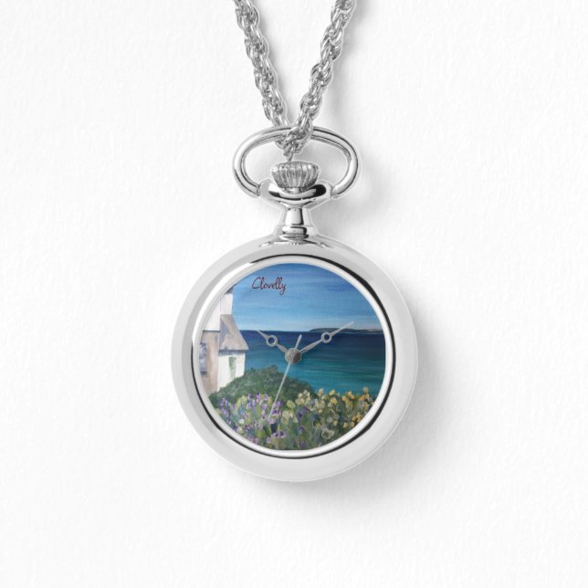 Clovelly Devon Horloge (Voorkant)