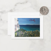 Clovelly Devon  Notitiekaartje (Voorkant / Achterkant in situ)