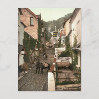 Clovelly, North Devon, England c.1895 Briefkaart