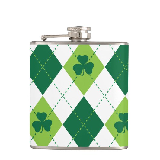 Clover Argyle Flask Heupfles (Voorkant)
