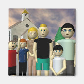 Clover Beach magneet (Voorkant)