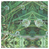 Clover blanc, Motif Shamrock, tissu (Fermer)