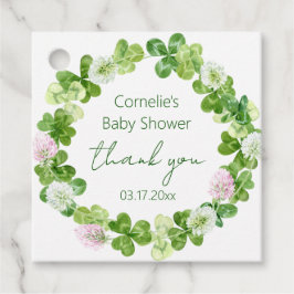 Clover Bloom Greenery Bedankt Bedankjes Labels