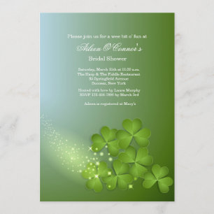 Clover Cascade Invitation Kaart