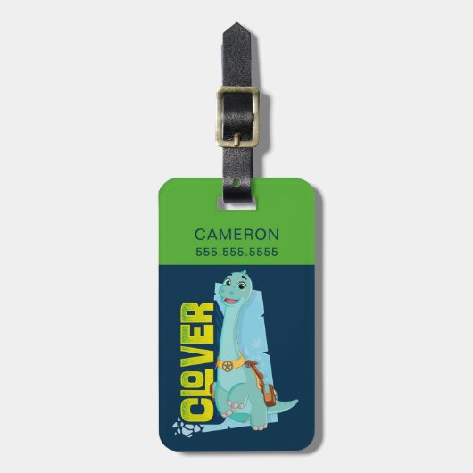 Clover | Dino Ranch Bagagelabel (Voorkant verticaal)