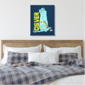 Clover | Dino Ranch Canvas Afdruk (Insitu (Slaapkamer))