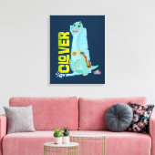 Clover | Dino Ranch Canvas Afdruk (Insitu (Woonkamer))