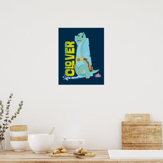 Clover | Dino Ranch Poster (Keuken)