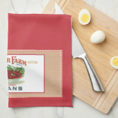 Clover Farm Étiquette serviette de cuisine (Quart Plié)