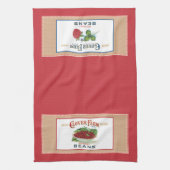 Clover Farm Étiquette serviette de cuisine (Vertical)