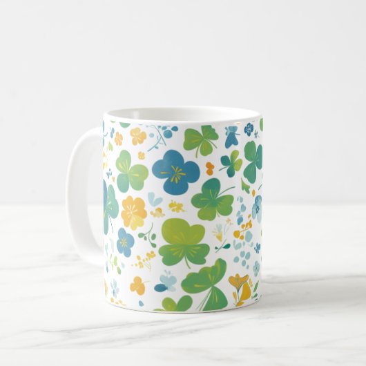 Clover Field Delight Koffiemok (Voorkant links)