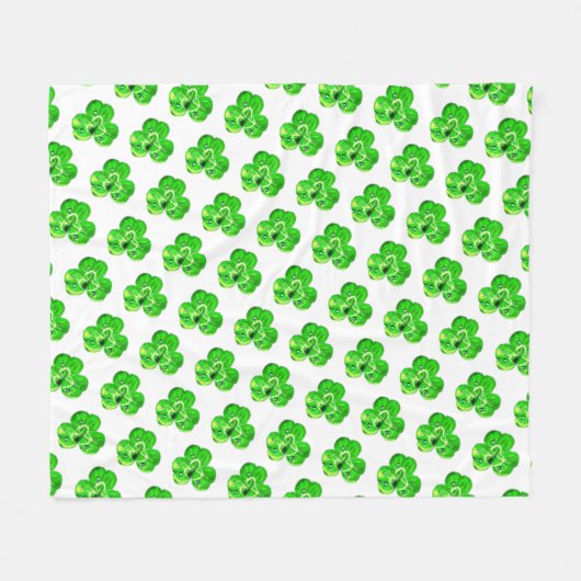 Clover Fleece Deken (Voorkant (Horizontaal))