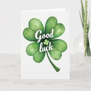 Clover Good Luck Kunstkaart Kaart