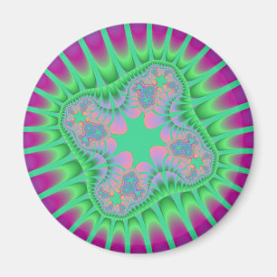 Clover Green Flower Magneet