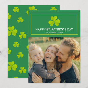 Clover Green St. Patrick's Day Photo Card