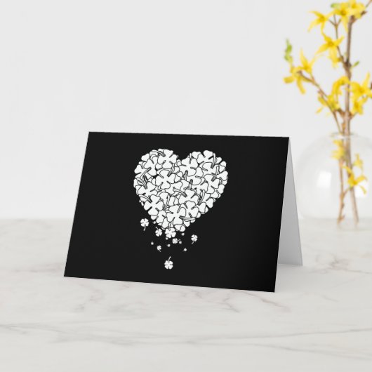 Clover Hart Kaart (Gele Bloem)