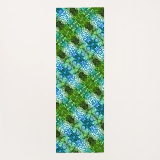 Clover Ikat Pouf x GL Yogamat (Achterkant)