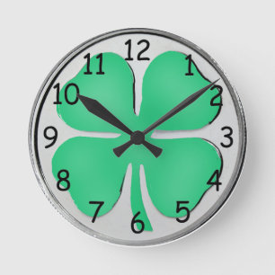 Clover Irish Wall Clock Ronde Klok