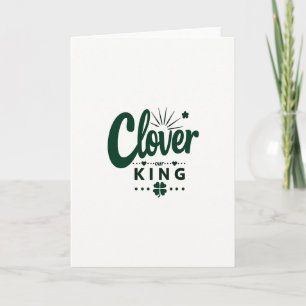 Clover King Wenskaart Kaart