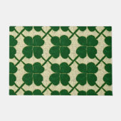 Clover Lattice Linnen Deurmat (Voorkant)