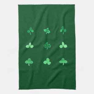 Clover Leaves Kitchen Towel Theedoek