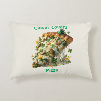 Clover Lovers Pizza St. Patrick’s Day Accent Kussen