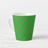 Clover Pattern Latte Mok (Linkerhoek)