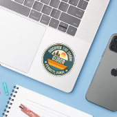 Clover, Pennsylvania Sticker (Laptop met iPhone)