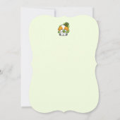 Clover Pup Love - St. Patrick's Day Dog Design Kaart (Achterkant)
