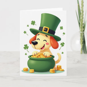 Clover Puppy Luck Kaart