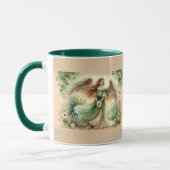 Clover Serenity Angel Coffee Cup Mug (Gauche)