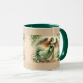 Clover Serenity Angel Coffee Cup Mug (Devant droit)
