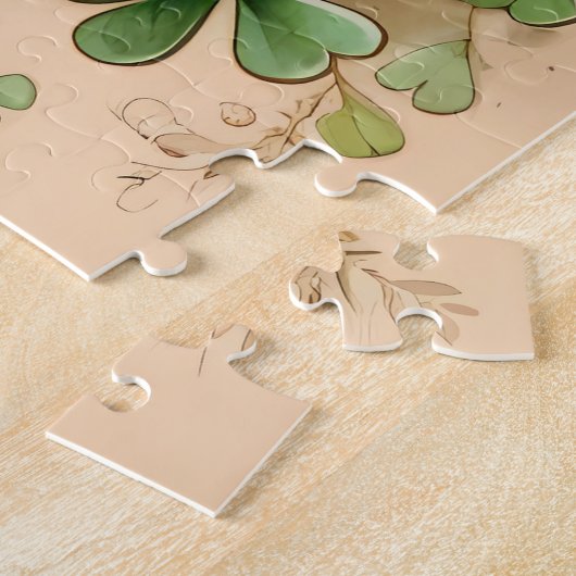 Clover Serenity Angel Legpuzzel (Zijkant)