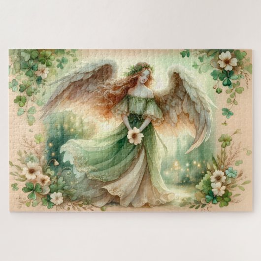 Clover Serenity Angel Legpuzzel (Horizontaal)