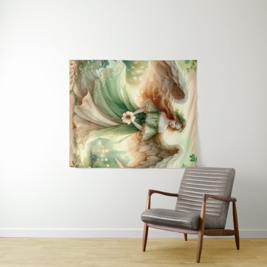 Clover Serenity Angel Wandkleed (In Situ (horizontaal))