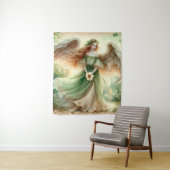 Clover Serenity Angel Wandkleed (In situ)