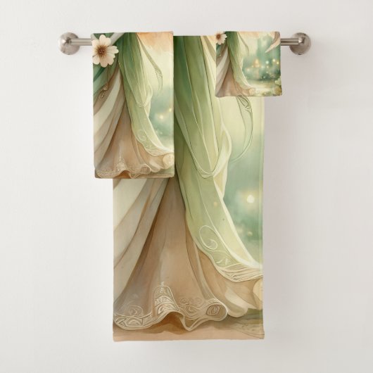 Clover Serenity Engel Bad Handdoek (Insitu)