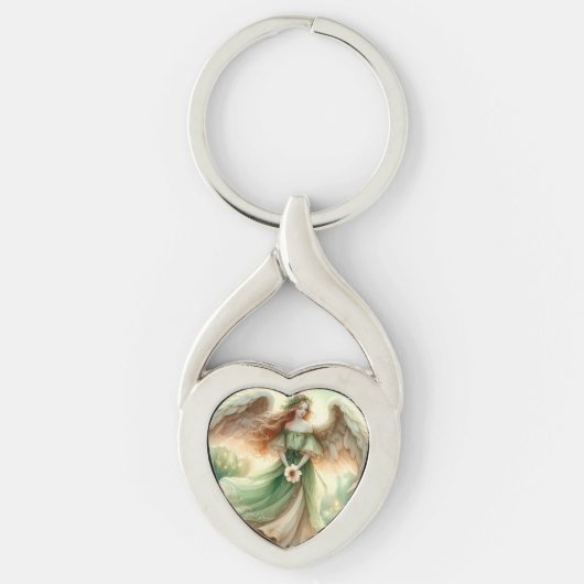 Clover Serenity Engel Sleutelhanger (Voorkant)