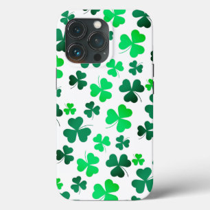 Clover Shamrock Ireland St Patrick's Day iPhone 13 Pro Hoesje