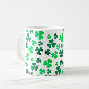 Clover Shamrock Irish Green Spring St Patricks Day Koffiemok